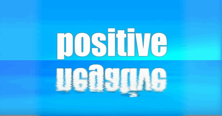 positive negative reflection