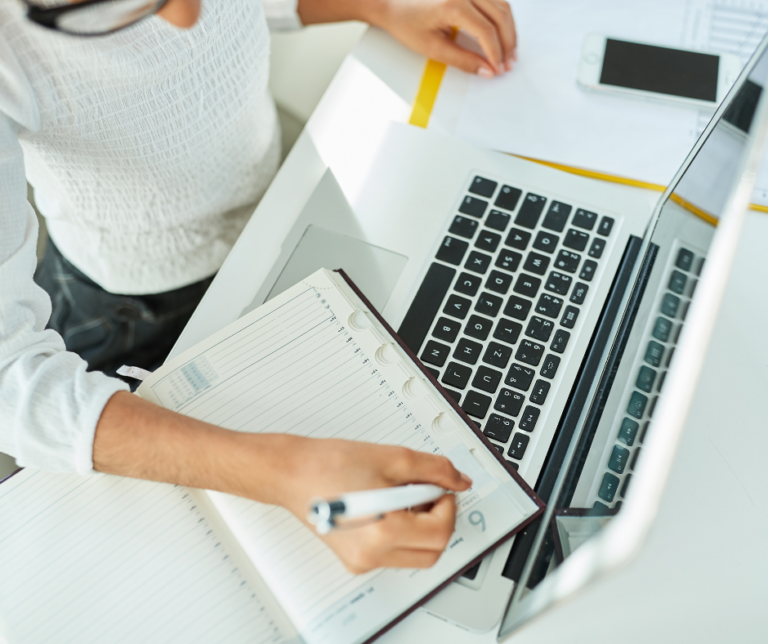 woman thoughtfully considering her day