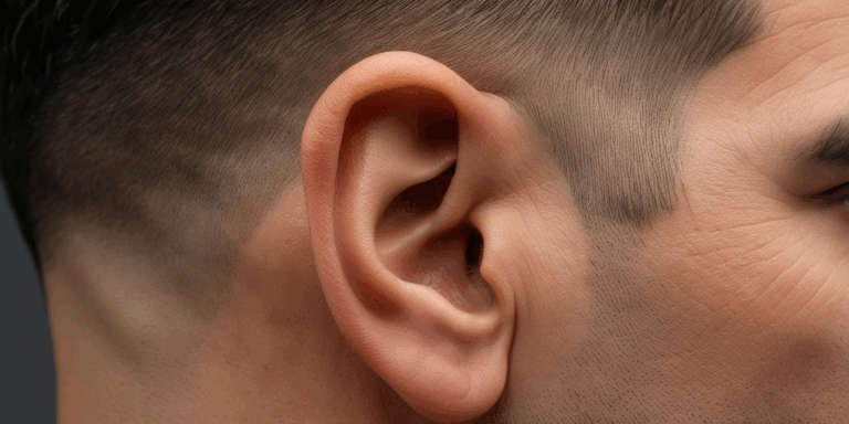 ear close up listening