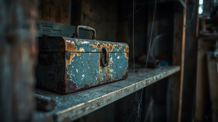 rusty old toolbox keep your aa tools sharp